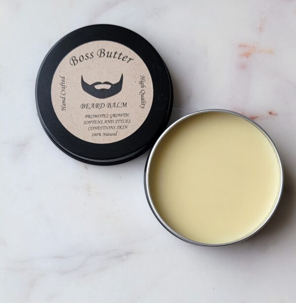 Boss Butter beard balm, natural, handmade.