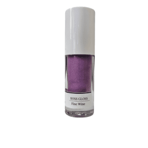 Purple Boss Gloss Fine Wine lip gloss.