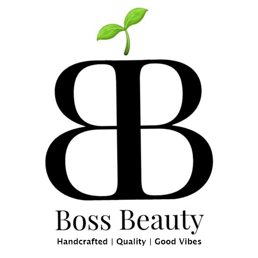 Boss Beauty logo with green sprout.