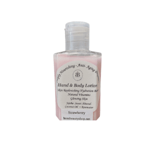 Strawberry hand and body lotion.