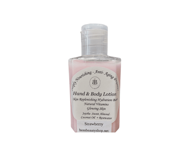 Strawberry hand and body lotion.