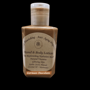 German Chocolate hand and body lotion.