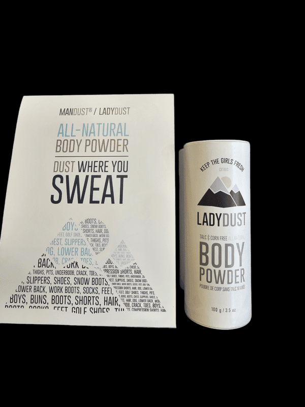 LadyDust all-natural body powder.