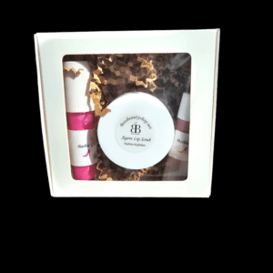 Agave lip scrub gift set.