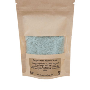 Mineral Peppermint Soak | Dead Sea + Himalayan Pink Salt Bath & Shower Steam