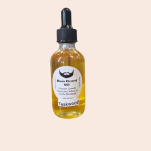 Beard Oil Teakwood 4.2oz | Nourishment + Growth
